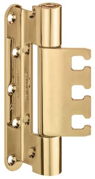 Objekttürband messing poliert VX 7939/160 für gefälzte Objekttüren bis 200 kg Simonswerk mit Stiftsicherung